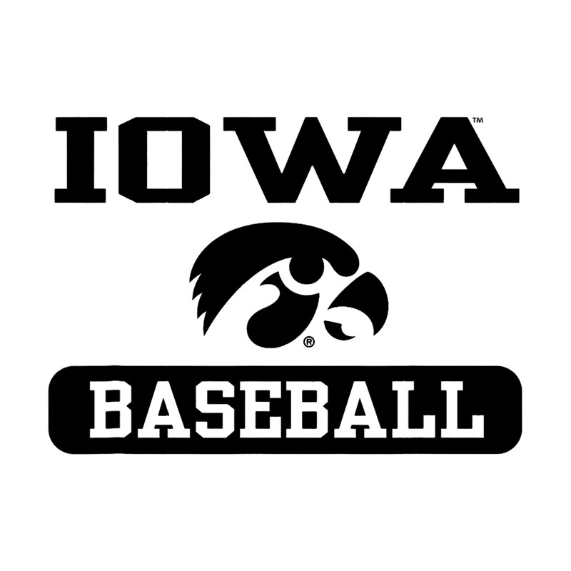 Iowa Hawkeyes Baseball Logo Officially Licensed png, sublimation.png