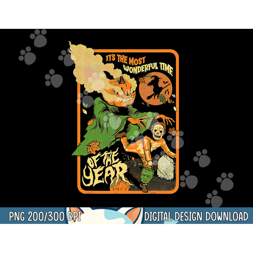 It s the Most Wonderful Time of the Year Halloween Vintage png, sublimation copy.jpg
