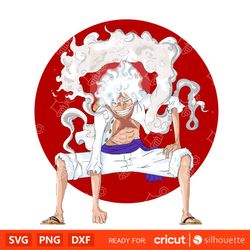 One Piece Svg, Luffy Gear 5, Luffy Nika, One Piece Anime, Manga, One Piece Png | High-Quality Anime Vector Design