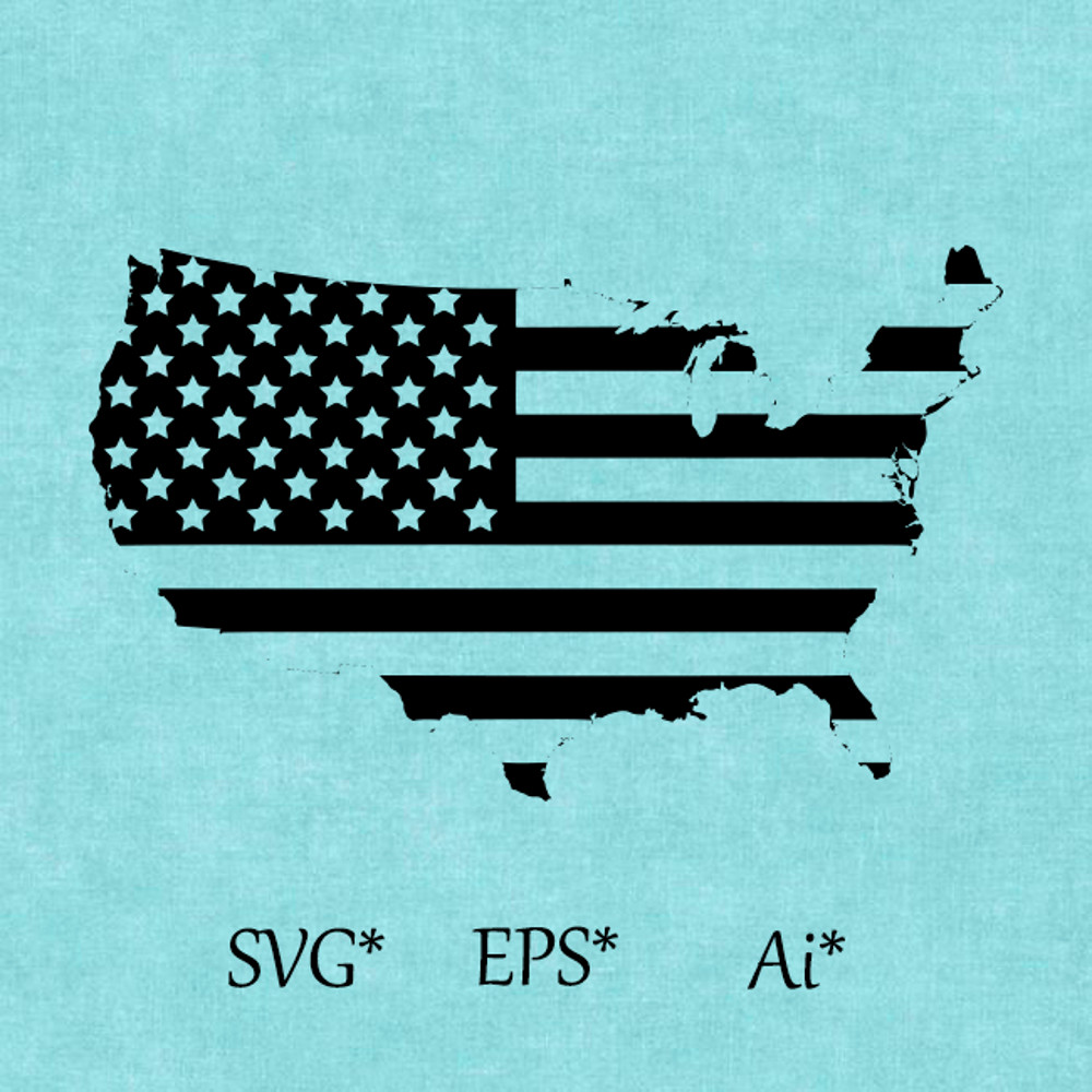 American Flag SVG United States USA Coat Of Arms Digital SVG EPS AI