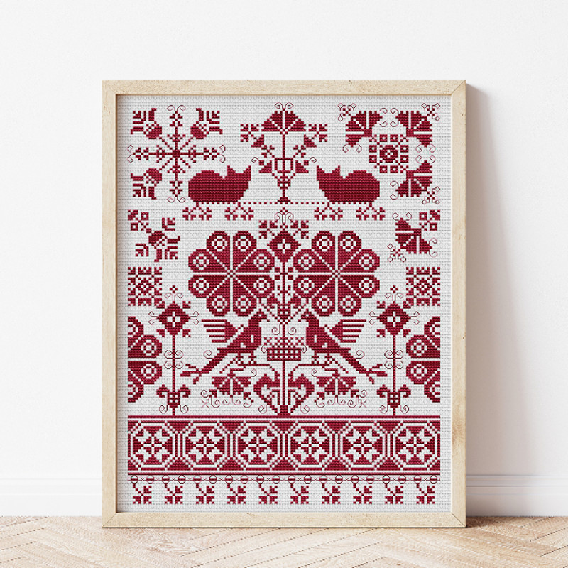 antique cross stitch pattern