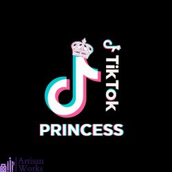 birthday tik tok princess svg, tik tok gift for kindergarten svg diy crafts svg files for cricut, silhouette sublimation