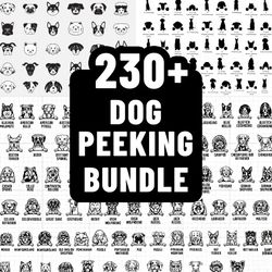 dog peeking svg, dog head svg png, german shepherd golden retriever rottweiler australian shepherd cattle dog beagle