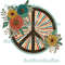 Retro boho peace sign flowers popular best seller png sublimation design download - 1.jpg