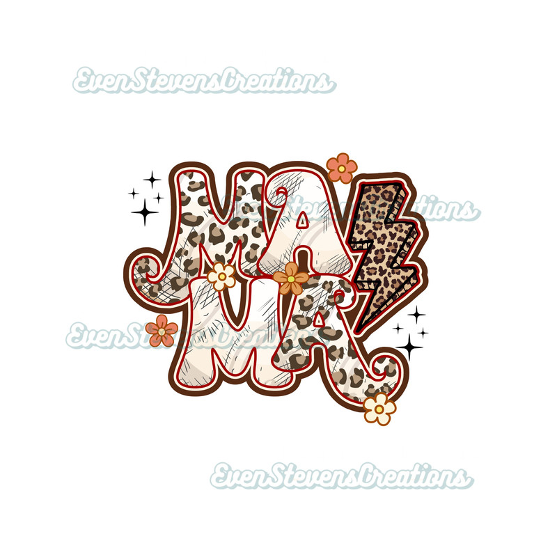 Retro mama leopard cheetah lightning bolt flowers popular best seller trending png svg sublimation design download - 1.jpg