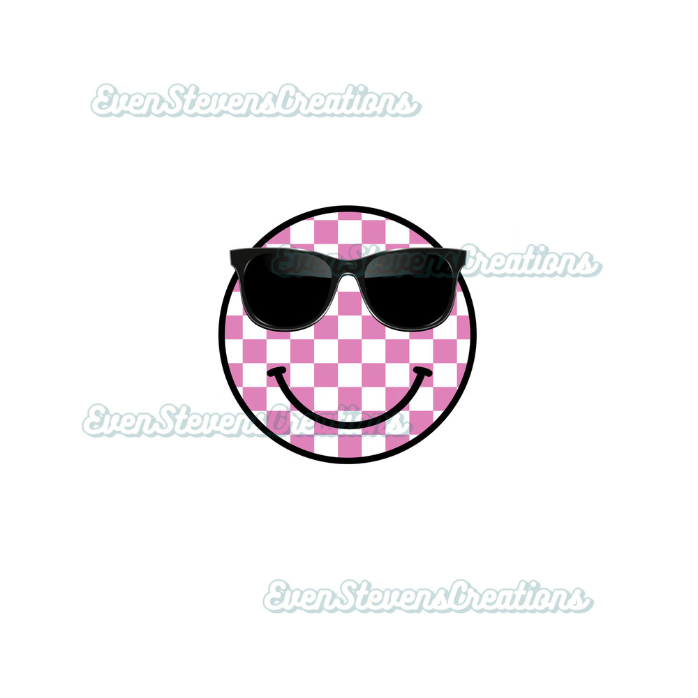Schools out for summer front back pocket smiley retro checkered pink sunglasses popular best seller png sublimation design download - 2.jpg