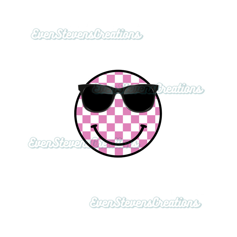 Schools out for summer front back pocket smiley retro checkered pink sunglasses popular best seller png sublimation design download - 2.jpg