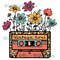Vintage soul cassette colorful flowers retro boho popular best seller png sublimation design download - 1.jpg