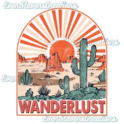 wanderlust desert country retro boho popular best seller png sublimation design download