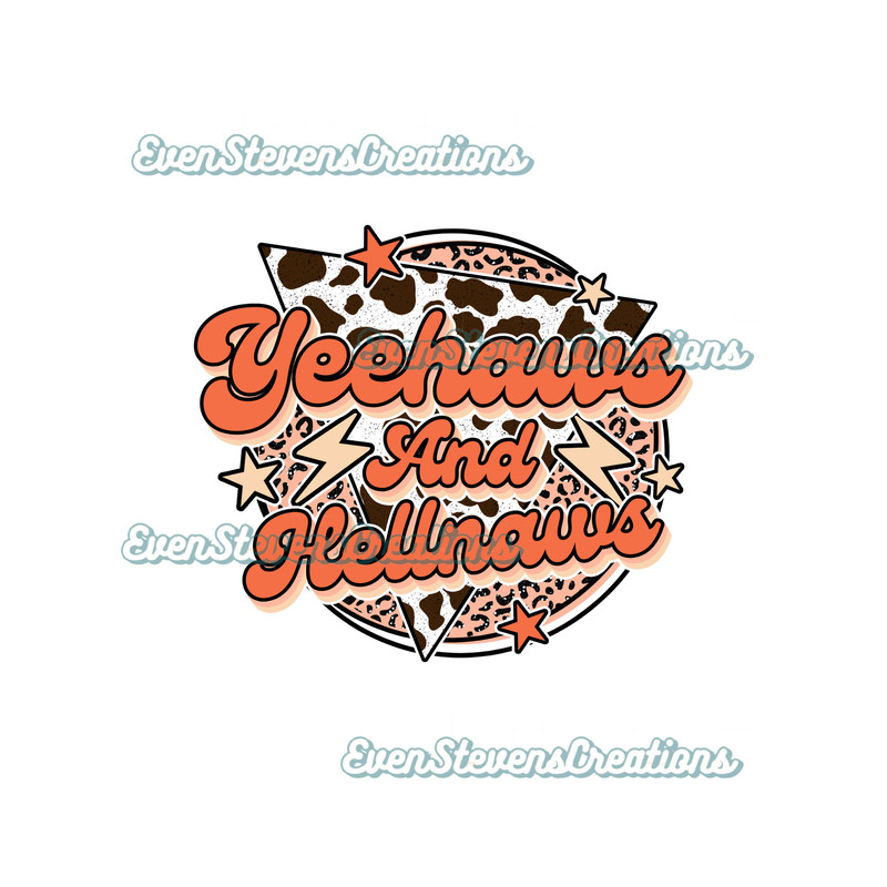 Yeehaws and hellnaws country western cow hide print cowboy cowgirl popular best seller png sublimation design download - 1.jpg
