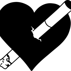 cigarette heart svg tiktok princess svg, tiktok svg, party svg, birthday svg, tiktoker svg, tiktok cutting, tiktok t-shi