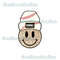 Baseball beanie smiley face leopard cheetah print sports popular best seller png sublimation design download - 1.jpg