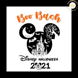 boo bash disney halloween 2021 svg halloween vector svg, halloween mickey gift for halloween day svg, silhouette sublima
