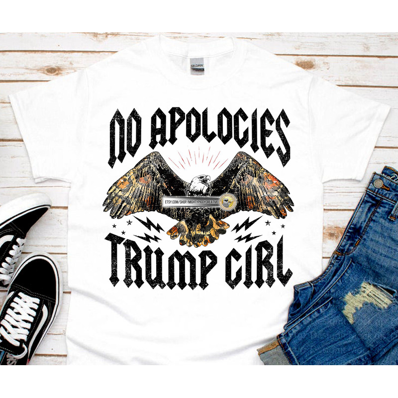 No Apologies Trump Girl 2024 PNG, Sublimation Design File, Digital Download, Retro, Eagle, Leopard, Cheetah - 2.jpg