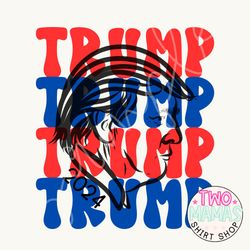 trump trump trump, not guilty png , donald trump png , president png , trump 24, retro, american, 2024, vote, red, white