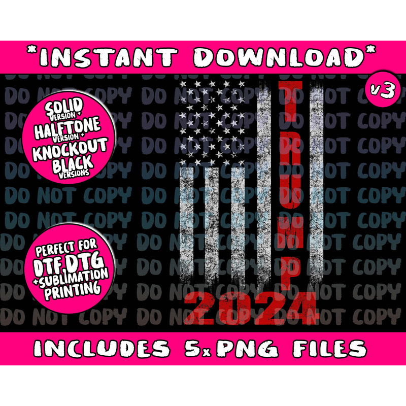 American Flag Design Trump 2024 Png Bundle, Trending Png, Popular Printable - 1.jpg