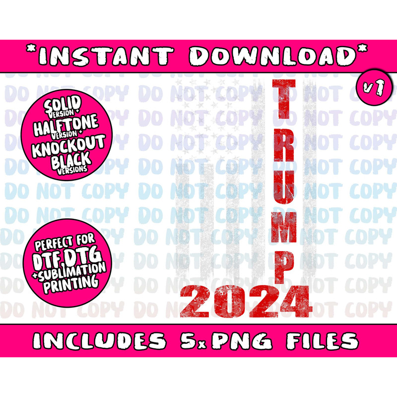 American Flag Design Trump 2024 Png Bundle, Trending Png, Popular Printable - 2.jpg