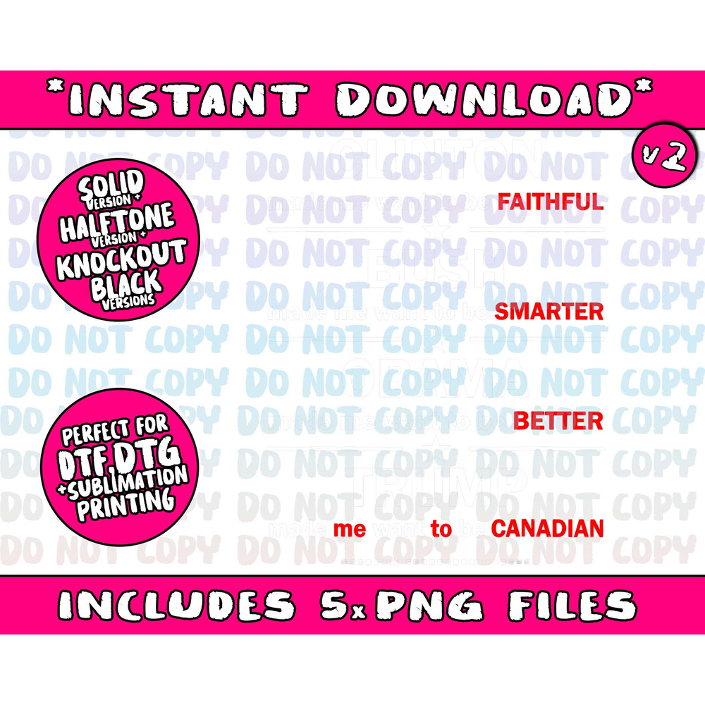 anti trump 2020 clinton bush obama trump canadianPng Bundle, Trending Png, Popular Printable - 3.jpg