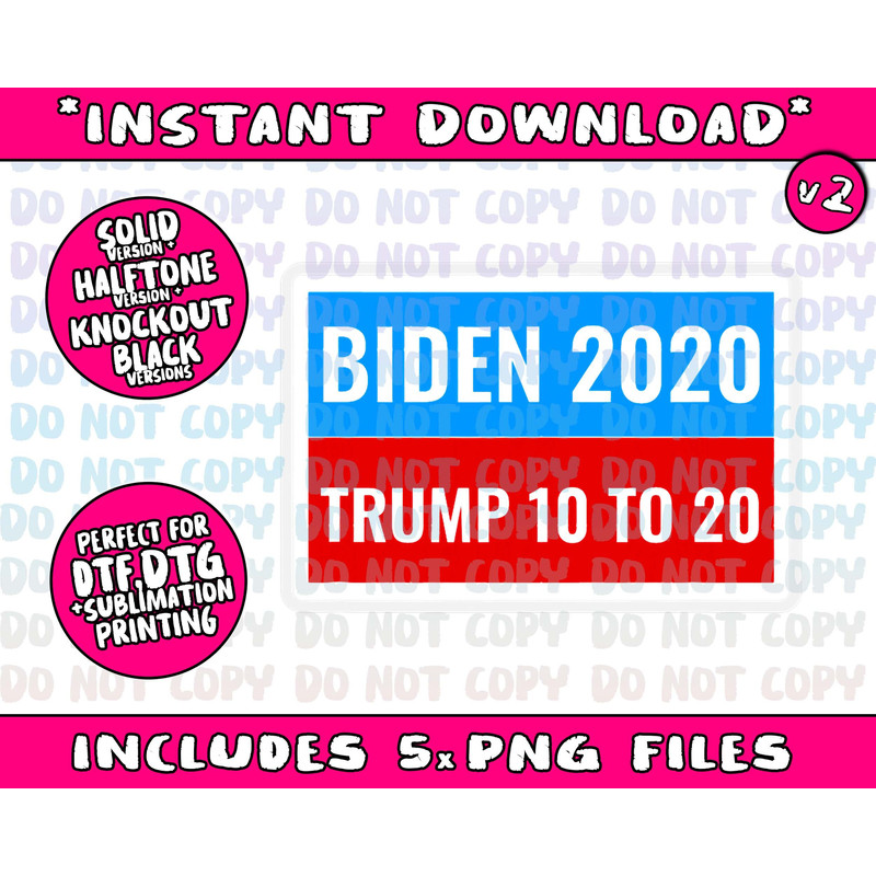 Biden 2020 Trump 10 To 20 In Jail Lock Trump Up Png Bundle, Trending Png, Popular Printable - 3.jpg