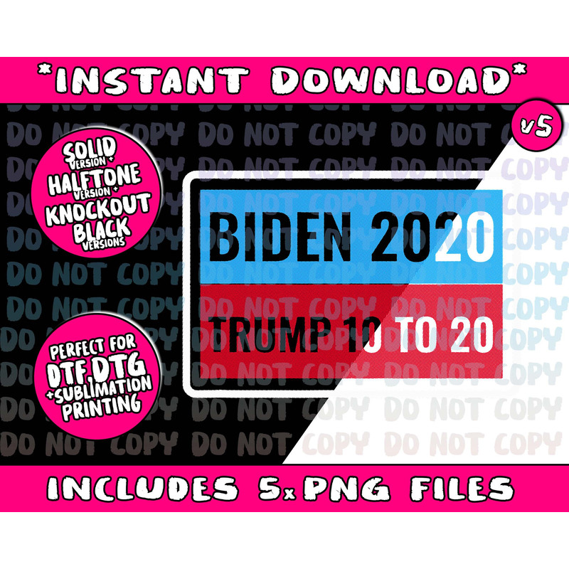 Biden 2020 Trump 10 To 20 In Jail Lock Trump Up Png Bundle, Trending Png, Popular Printable - 5.jpg