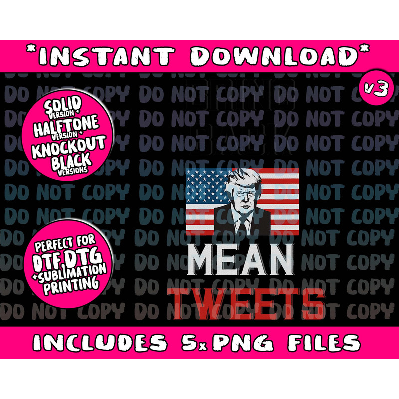 Bring Back Mean Tweets Funny Trump Political apparel Png Bundle, Trending Png, Popular Printable - 1.jpg