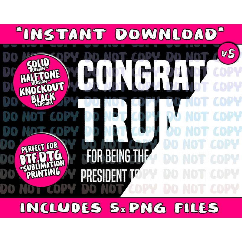 Congrats Trump Indicted Png Bundle, Trending Png, Popular Printable - 5.jpg