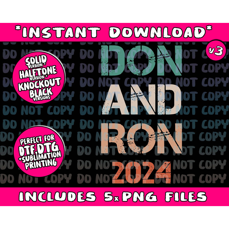 Don And Ron 2024 Don Donald Trump Ron DeSantis 2024 Vintage Png Bundle, Trending Png, Popular Printable - 1.jpg