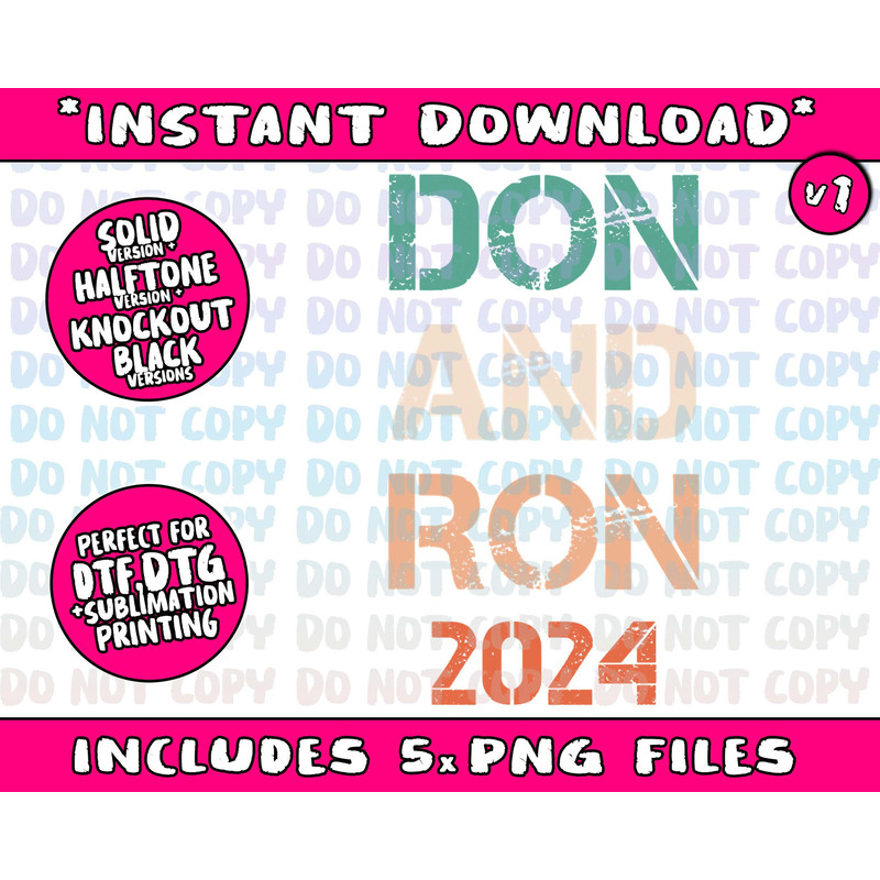 Don And Ron 2024 Don Donald Trump Ron DeSantis 2024 Vintage Png Bundle, Trending Png, Popular Printable - 2.jpg