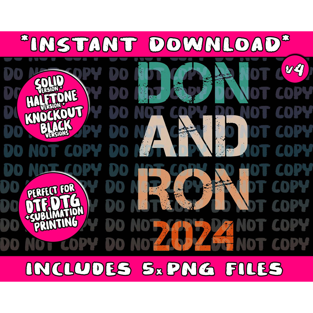 Don And Ron 2024 Don Donald Trump Ron DeSantis 2024 Vintage Png Bundle, Trending Png, Popular Printable - 4.jpg