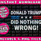 Donald Trump Did Nothing Wrong US Flag Vintage Men Women Png Bundle, Trending Png, Popular Printable - 4.jpg