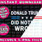 Donald Trump Did Nothing Wrong US Flag Vintage Men Women Png Bundle, Trending Png, Popular Printable - 5.jpg