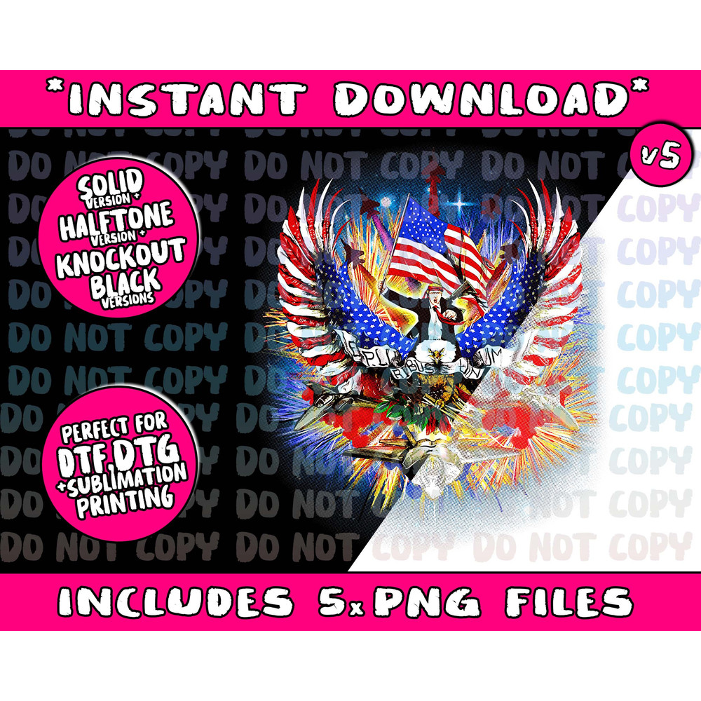 Donald Trump Riding Eagle Next US President 2024 Epic Battle Png Bundle, Trending Png, Popular Printable - 5.jpg
