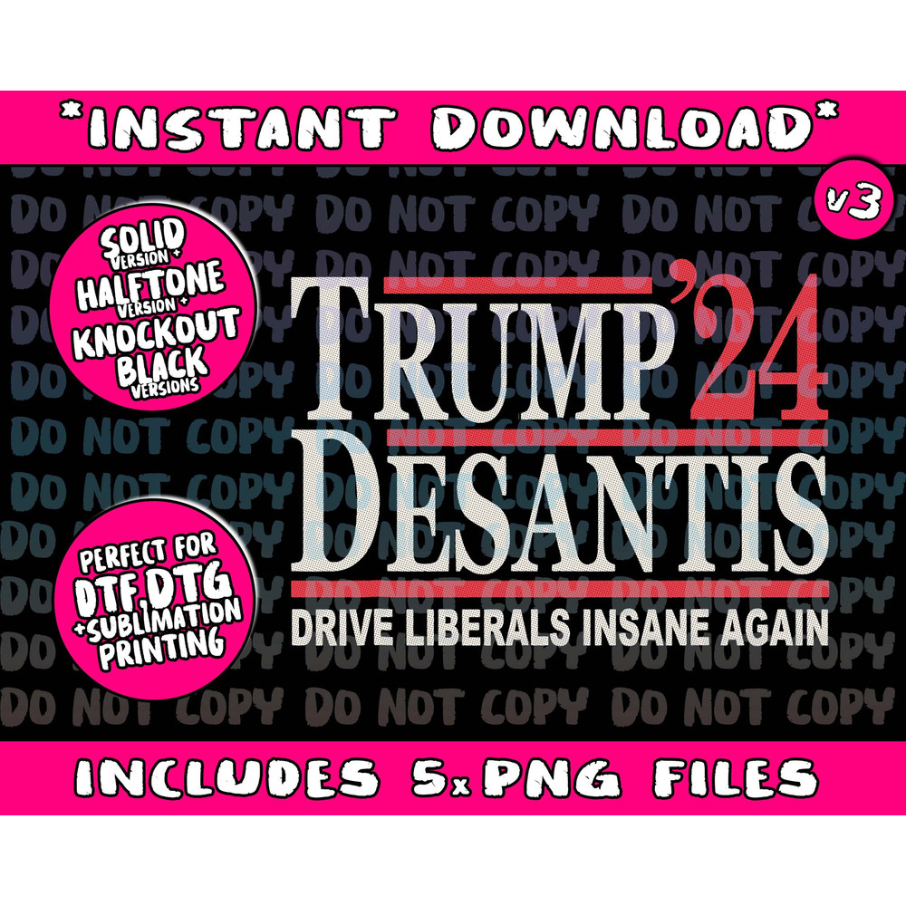 Donald Trump Ron DeSantis 2024 Png Bundle, Trending Png, Popular Printable - 1.jpg