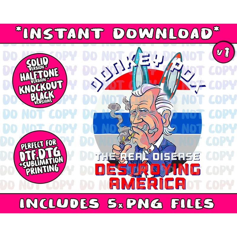 Donkey Pox Great MAGA King Trump UltrA MAGA US Independence Png Bundle, Trending Png, Popular Printable - 2.jpg