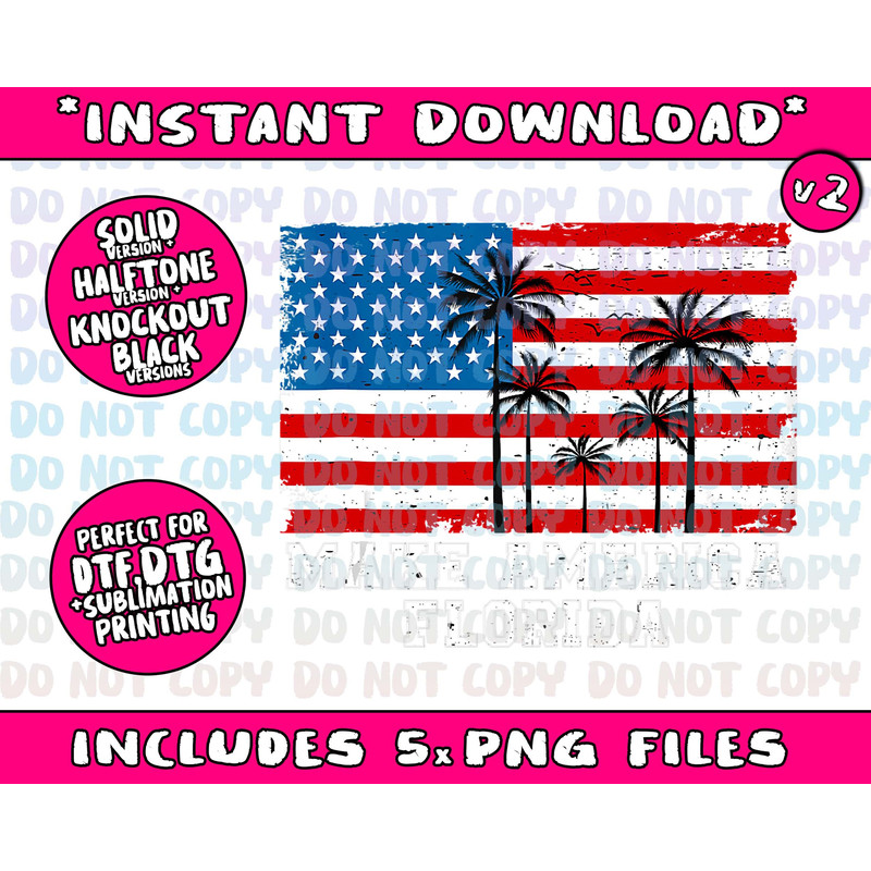 Make America Florida DeSantis 2024 Trump DeSantis Election Tank TopPng Bundle, Trending Png, Popular Printable - 3.jpg