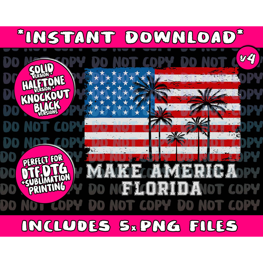 Make America Florida DeSantis 2024 Trump DeSantis Election Tank TopPng Bundle, Trending Png, Popular Printable - 4.jpg