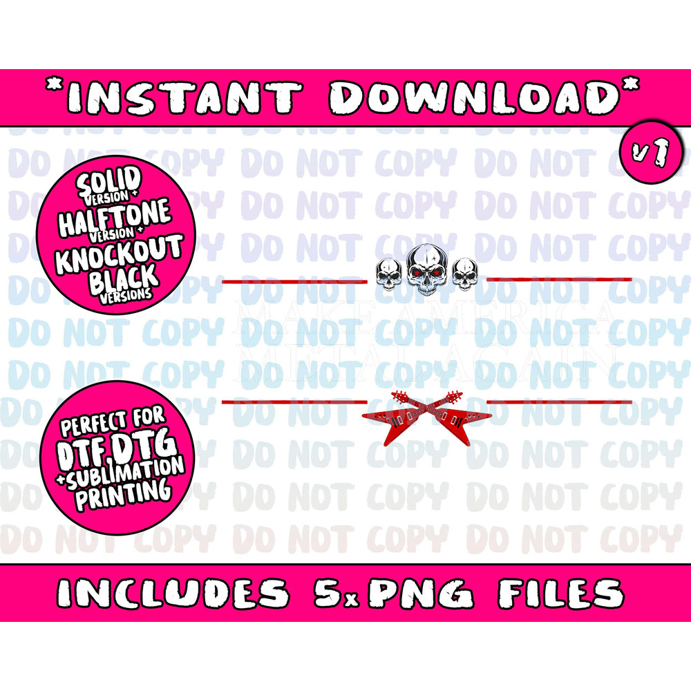 Make America Metal Again Trump Rock Heavy Music Thrash Gift Png Bundle, Trending Png, Popular Printable - 2.jpg