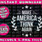 Make America Think Again - Unique Anti-Trump Png Bundle, Trending Png, Popular Printable - 1.jpg
