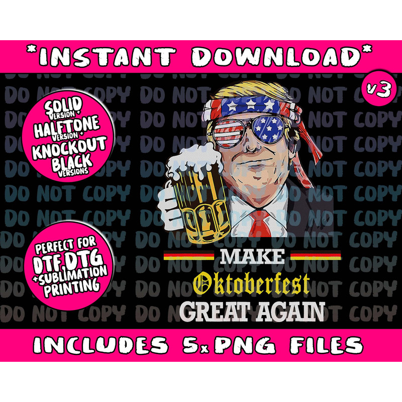 Make Oktoberfest Great Again Funny Trump Oktober Prost Beer Png Bundle, Trending Png, Popular Printable - 1.jpg