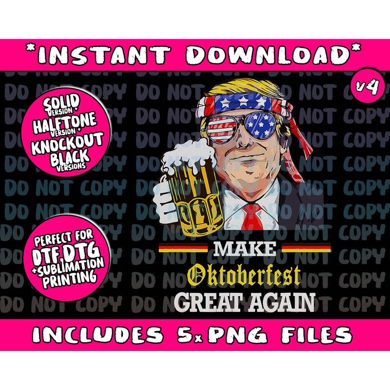 Make Oktoberfest Great Again Funny Trump Oktober Prost Beer Png Bundle, Trending Png, Popular Printable - 4.jpg