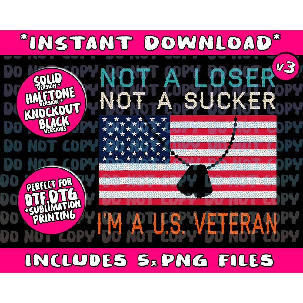 Not a Loser Sucker I am a US Veteran Biden 2020 ANTI TRUMP - 1.jpg