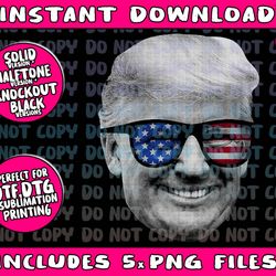 patriotic donald trump american flag 4th of july