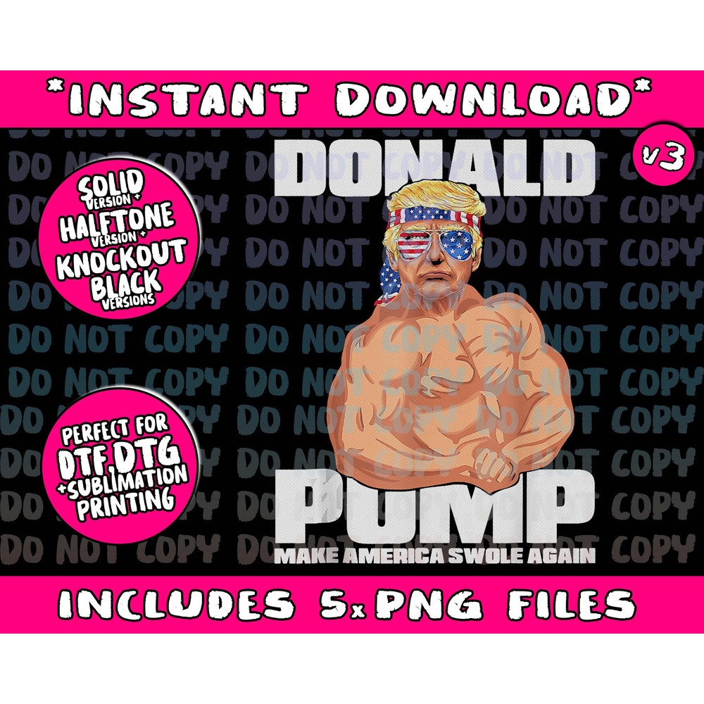 Patriotic Trump Funny July 4th Donald Pump Tank Top - 1.jpg