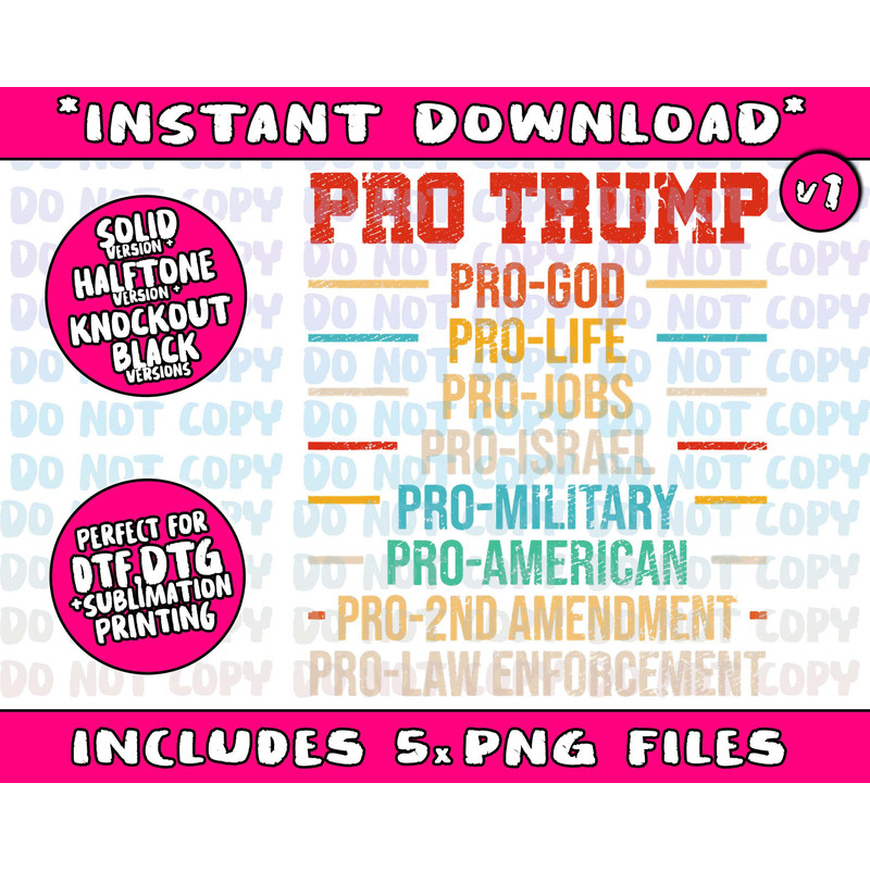 Ph America Flag Trump 2020 Election Costume Vintage Retro - 2.jpg