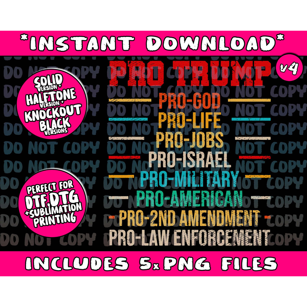 Ph America Flag Trump 2020 Election Costume Vintage Retro - 4.jpg