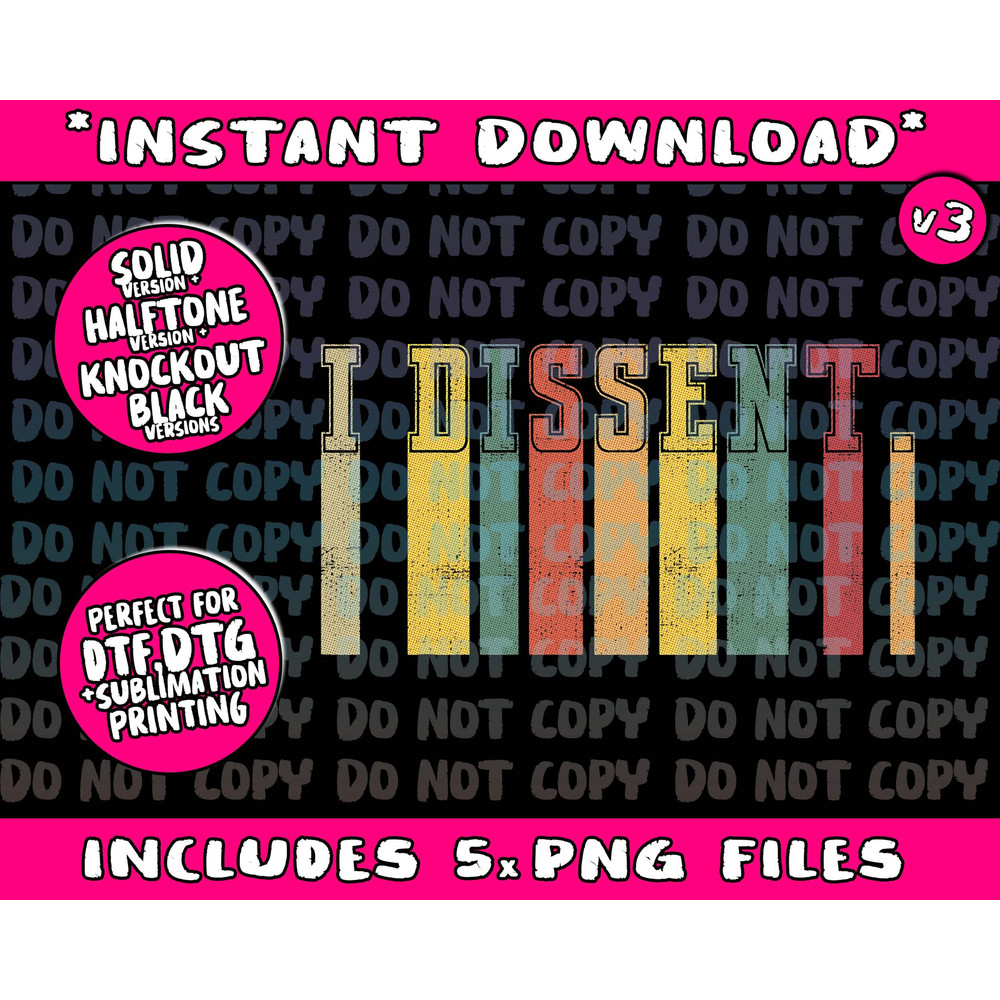 Political Trump Tee I Dissent Anti Trump Scotus Liberal - 1.jpg