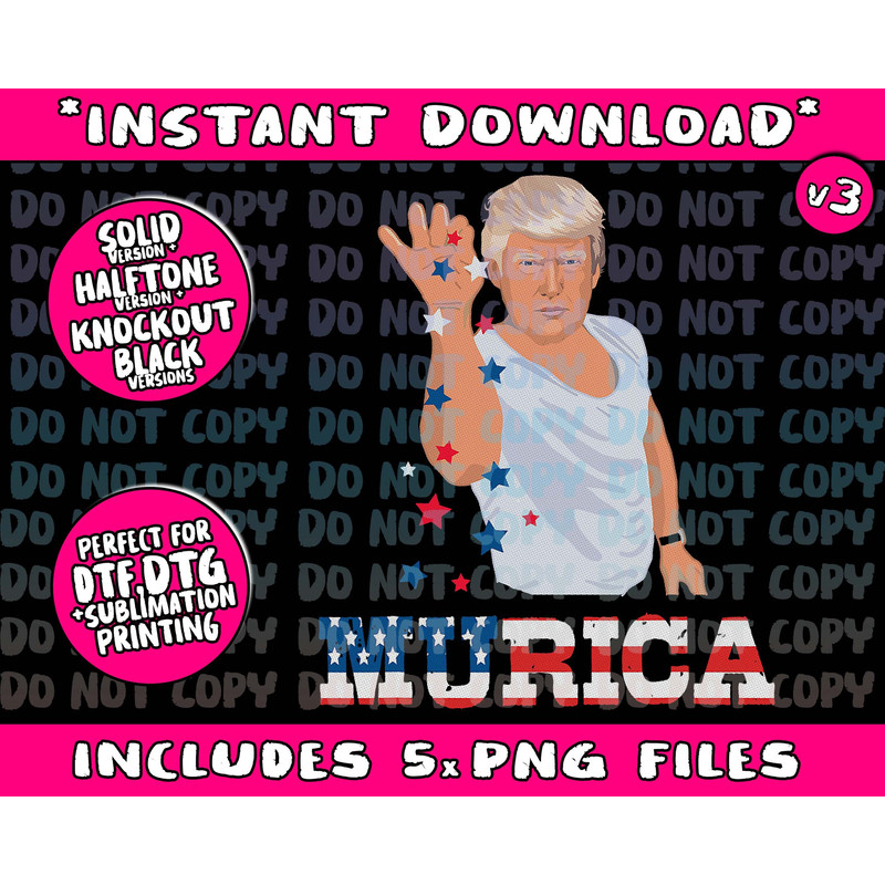 President Donald Trump Murica Bae Patriotic America Gift - 1.jpg