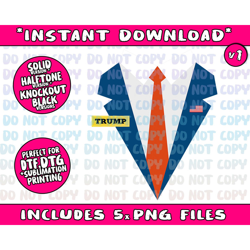 President Trump Halloween Costume Lazy Last Minute Costume - 2.jpg