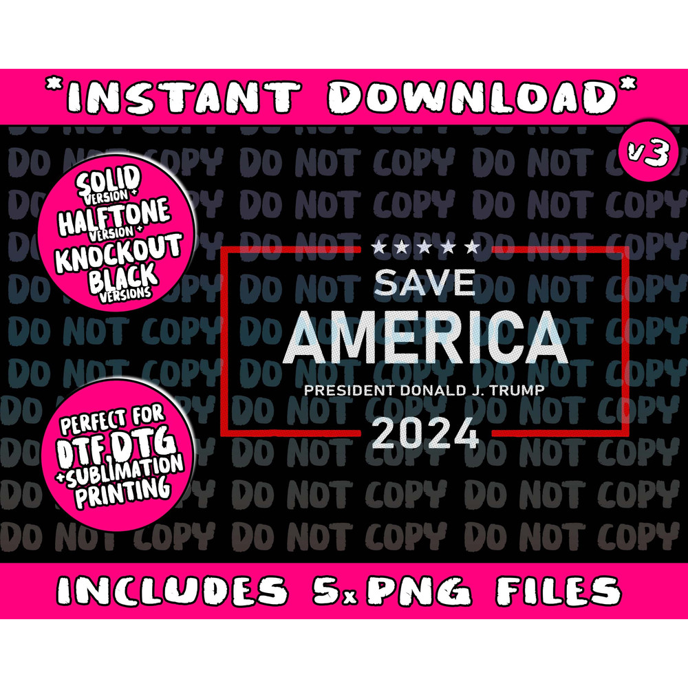 Save America Shirt Donald J Trump 2024 Support - 1.jpg
