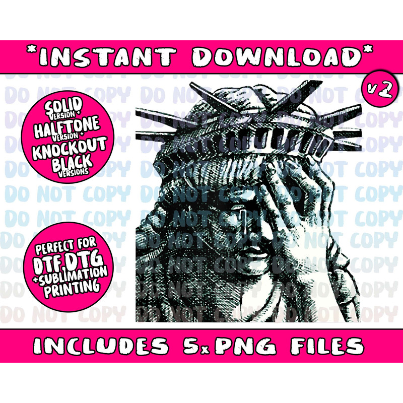 Statue of Liberty Crying Anti Trump Resist No Muslim Ban Tank Top - 3.jpg